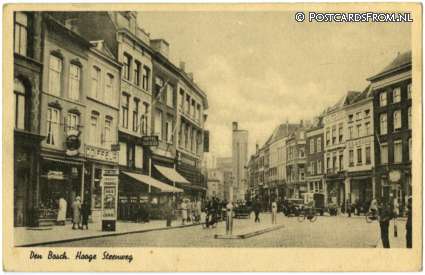 ansichtkaart: 's-Hertogenbosch, Hooge Steenweg