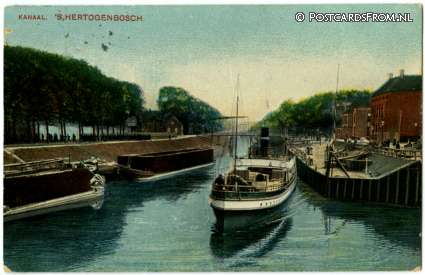 ansichtkaart: 's-Hertogenbosch, Kanaal