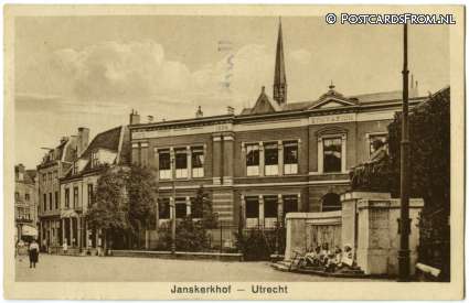 ansichtkaart: Utrecht, Janskerkhof