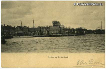 ansichtkaart: Puttershoek, Gezicht op