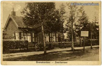 ansichtkaart: Zwartemeer, Grenskantoor