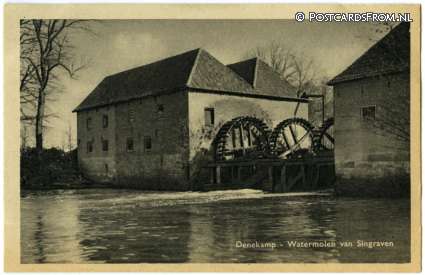 ansichtkaart: Denekamp, Watermolen van Singraven