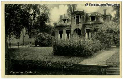 ansichtkaart: Giethoorn, Pastorie