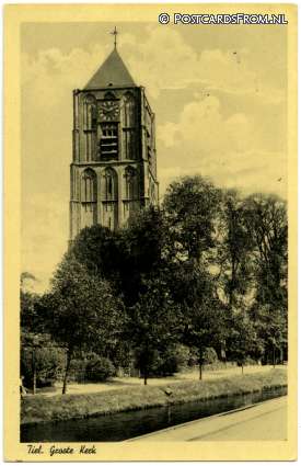 ansichtkaart: Tiel, Groote Kerk