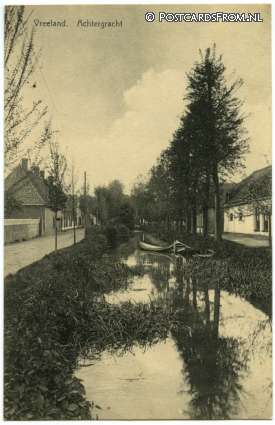 Vreeland, Achtergracht ansichtkaart: Vreeland, Achtergracht