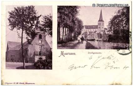 Maarssen, Dorfgesicht. Dorpgezicht ansichtkaart: Maarssen, Dorfgesicht. Dorpgezicht