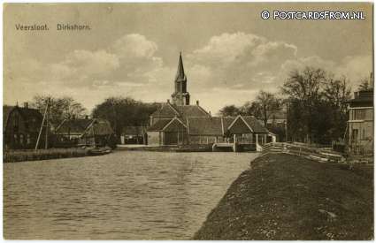 Dirkshorn, Veersloot ansichtkaart: Dirkshorn, Veersloot