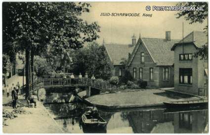 Zuid-Scharwoude, Koog ansichtkaart: Zuid-Scharwoude, Koog