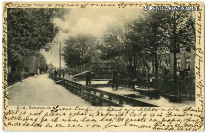 Zuid-Scharwoude, -- ansichtkaart: Zuid-Scharwoude, --
