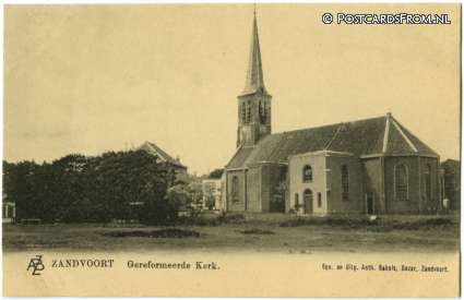 ansichtkaart: Zandvoort, Gereformeerde Kerk
