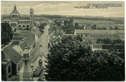 ansichtkaart: Halsteren, Panorama