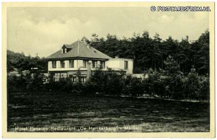 ansichtkaart: Markelo, Hotel Pension Rest. 'De Herikerberg'