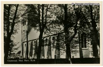 ansichtkaart: Oosterend Leeuwarden, Ned. Herv. Kerk