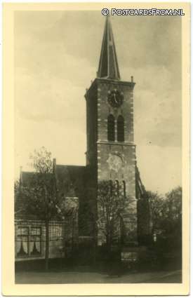 ansichtkaart: Aalsmeer, Ned. Herv. Kerk
