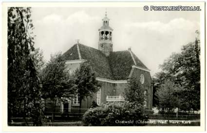 ansichtkaart: Oostwold Scheemda, Ned. Herv. Kerk