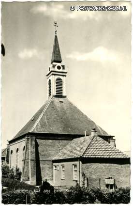 ansichtkaart: Hoofdplaat, Ned. Herv. Kerk