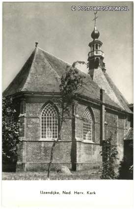 ansichtkaart: IJzendijke, Ned. Herv. Kerk