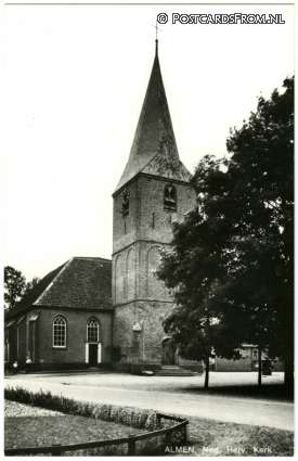 Almen, Ned. Herv. Kerk ansichtkaart: Almen, Ned. Herv. Kerk