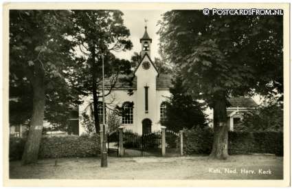 ansichtkaart: Kats, Ned. Herv. Kerk