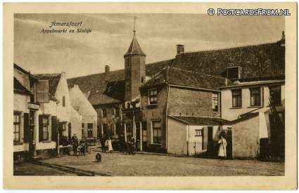 ansichtkaart: Amersfoort, Appelmarkt en Sluisje