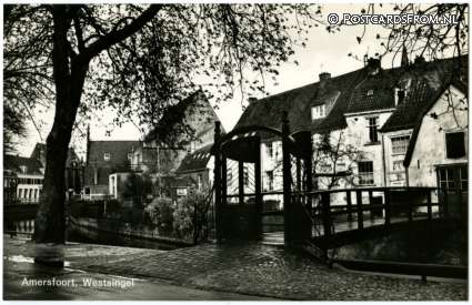 ansichtkaart: Amersfoort, Westsingel