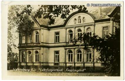 ansichtkaart: Houthem, Volkshogeschool 'Geerlingshof'