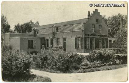 ansichtkaart: Bodegraven, Fabriek van Volvette Kaas