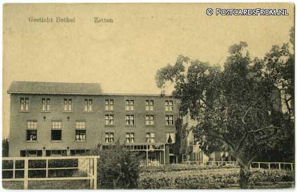 ansichtkaart: Zetten, Gesticht Bethel