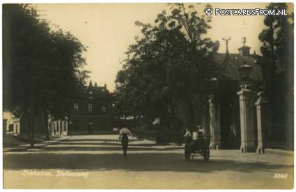 Enkhuizen, Stationsweg ansichtkaart: Enkhuizen, Stationsweg