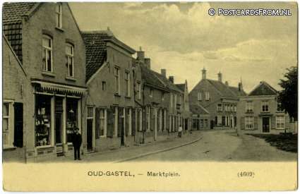 Oud Gastel, Marktplein ansichtkaart: Oud Gastel, Marktplein