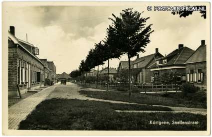 Kortgene, Snellenstraat ansichtkaart: Kortgene, Snellenstraat