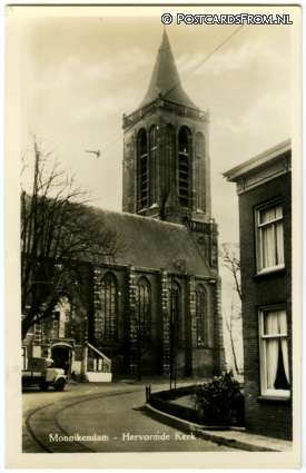 ansichtkaart: Monnickendam, Hervormde Kerk