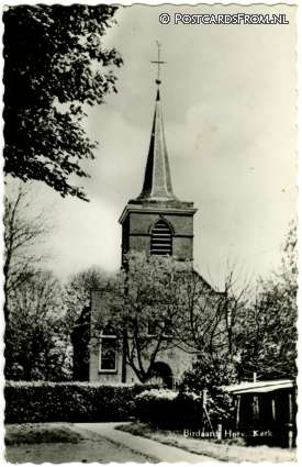 ansichtkaart: Birdaard, Birdaard. Herv. Kerk