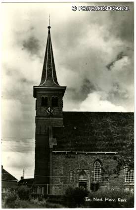 ansichtkaart: Ee, Ned. Herv. Kerk