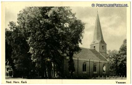 ansichtkaart: Vaassen, Ned. Herv. Kerk