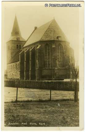ansichtkaart: Andelst, Ned. Herv. Kerk