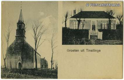 ansichtkaart: Tinallinge, Groeten uit