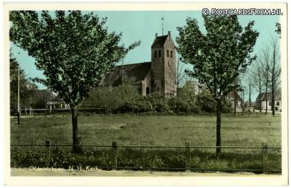 Oldeberkoop, N.H. Kerk ansichtkaart: Oldeberkoop, N.H. Kerk