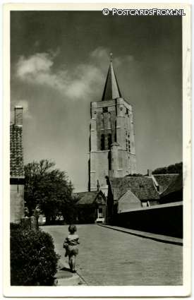 ansichtkaart: Oostkapelle, Kerk
