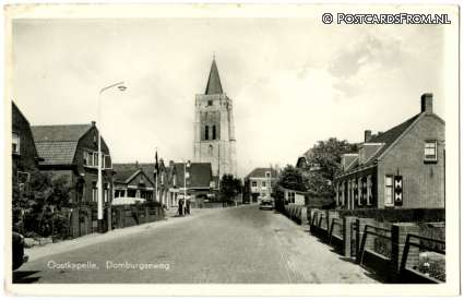 ansichtkaart: Oostkapelle, Domburgseweg