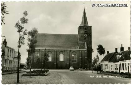 Kortgene, Ned. Herv. Kerk ansichtkaart: Kortgene, Ned. Herv. Kerk