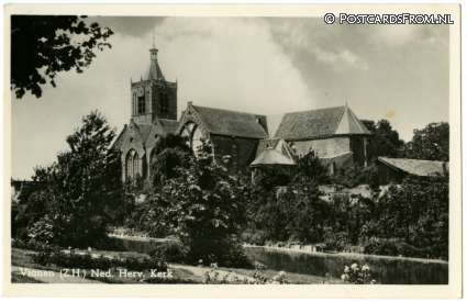 Vianen UT, Ned. Herv. Kerk ansichtkaart: Vianen UT, Ned. Herv. Kerk