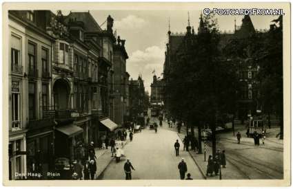 ansichtkaart: 's-Gravenhage, Plein