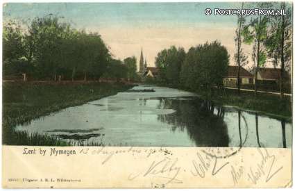 ansichtkaart: Lent, Bij Nijmegen