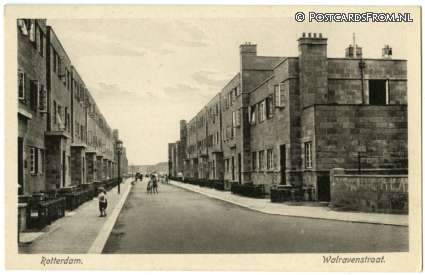 Rotterdam, Walravenstraat ansichtkaart: Rotterdam, Walravenstraat