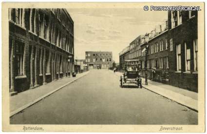 ansichtkaart: Rotterdam, Beverstraat