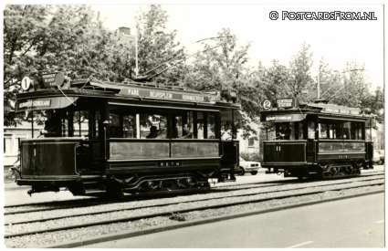ansichtkaart: Rotterdam, Museumtramlijn. Blijdorp - Centraal Station - Schiekade