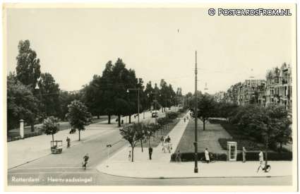 ansichtkaart: Rotterdam, Heemraadssingel