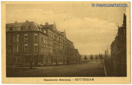 ansichtkaart: Rotterdam, Burgemeester Meiniszlaan