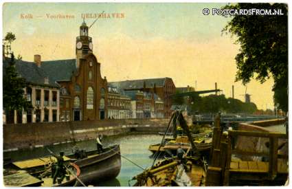 Delfshaven, Kolk - Voorhaven ansichtkaart: Delfshaven, Kolk - Voorhaven